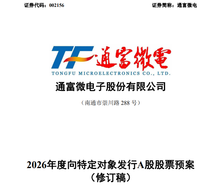 图片来源：通富微电公告