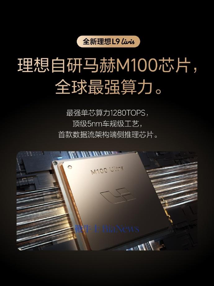 李想官宣自研芯片马赫M100，号称「全球最强算力」