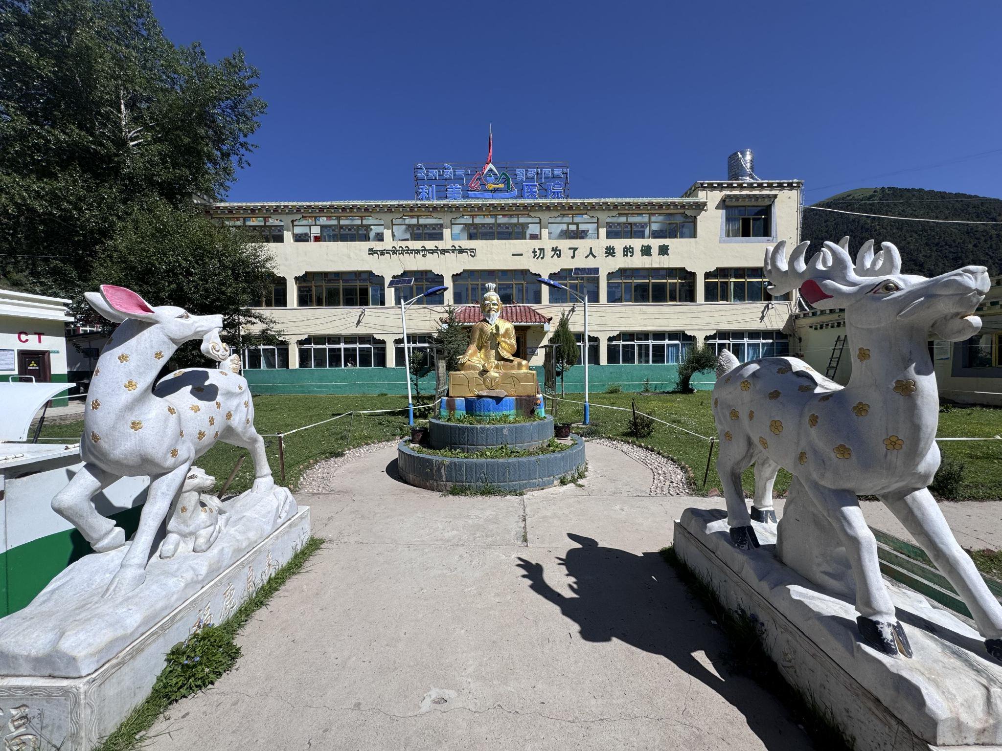 圖為類烏齊縣利美藏醫院。