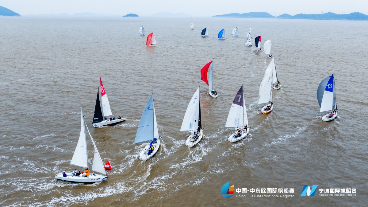 2025中國－中東歐國際帆船賽暨寧波國際帆船賽場景。圖片源於賽事組委會