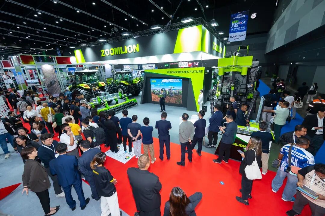 中联重科全新甘蔗机械化作业解决方案重磅亮相泰国AGRITECHNICA展