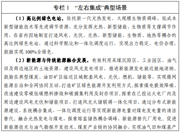吉林下发加快促进新能源集成融合发展实施方案