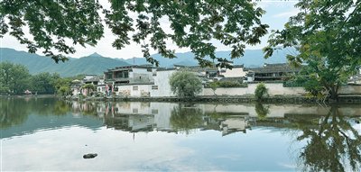 宏村一角。