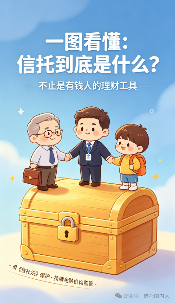一图看懂 | 信托到底是什么？不止是有钱人的理财工具