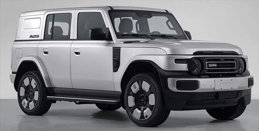硬派潮流再升级：iCAR V25申报图曝光，成都车展将登场