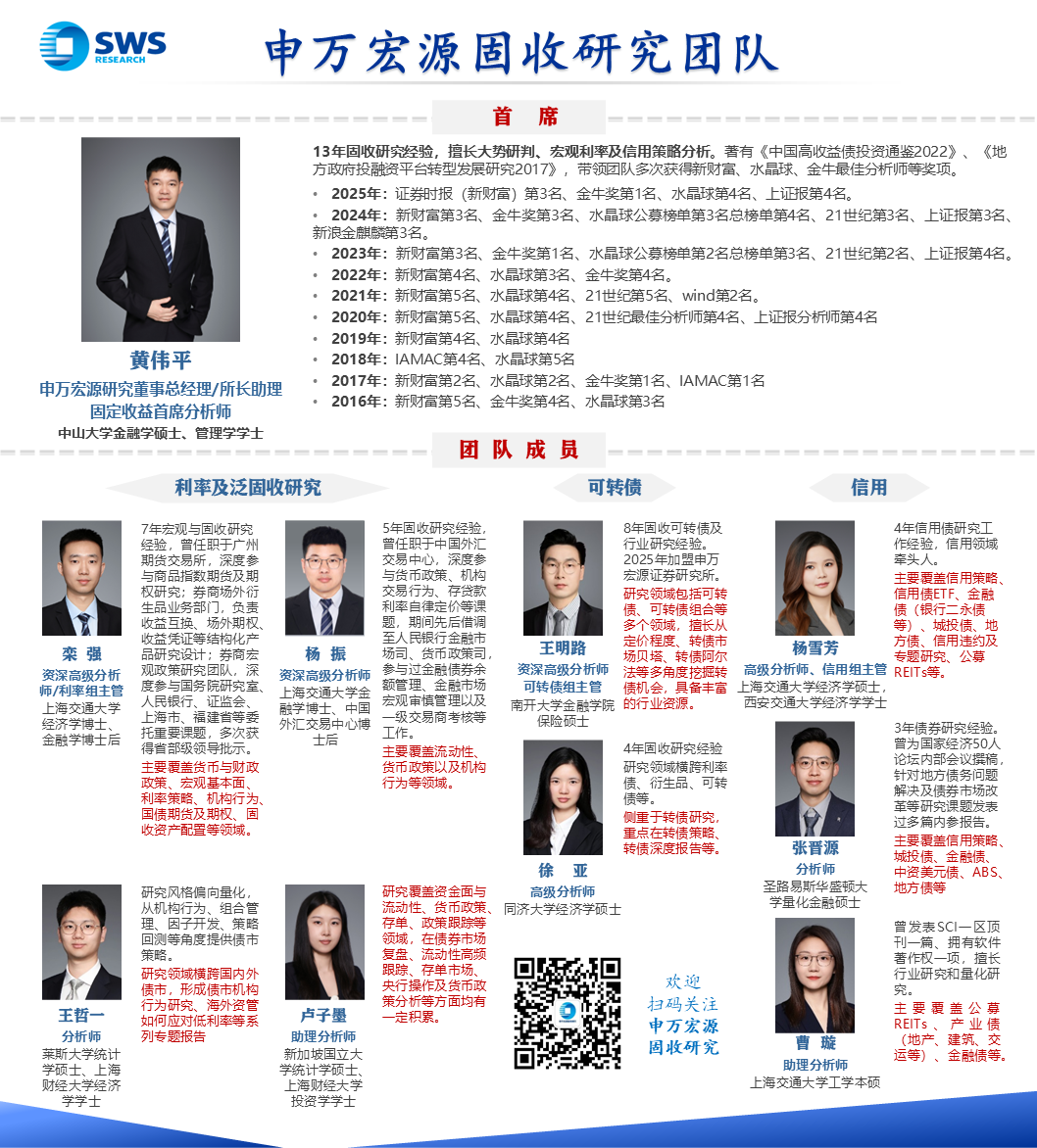 【申万固收|机构行为】中长期利率债基久期回落，理财破净率小幅抬升