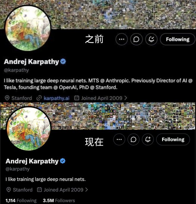 卡帕西删除Anthropic简介,入职68天疑似已离职 卡帕西删除Anthropic简介,入职68天疑似已离职