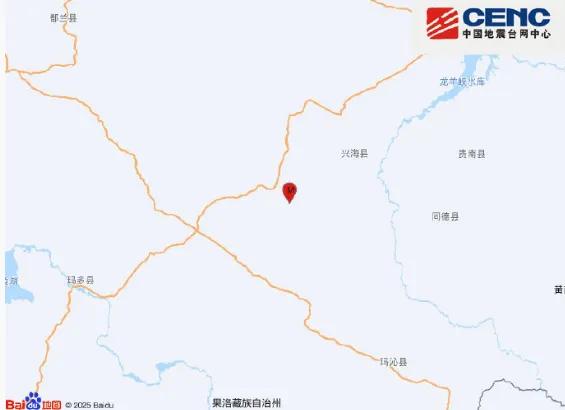 5.7级5.8级，青海18分钟连续发生两次地震