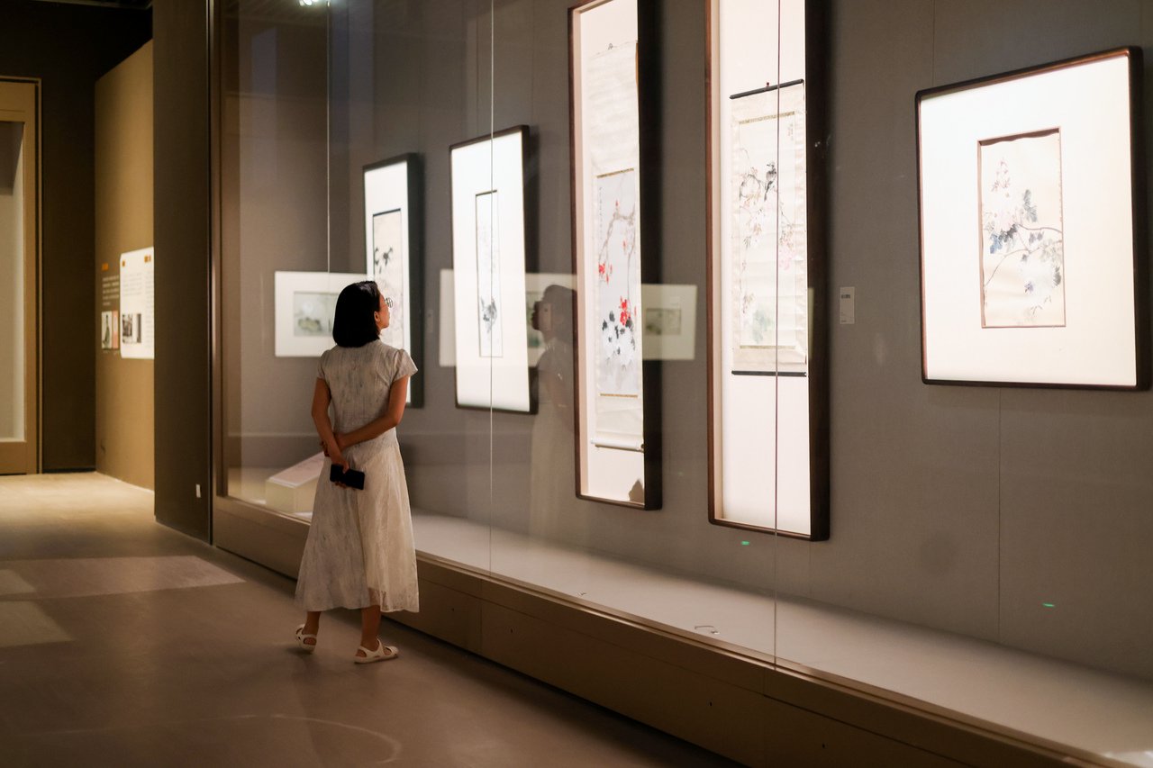 省博展覽一角。圖片來源：中國國家畫院