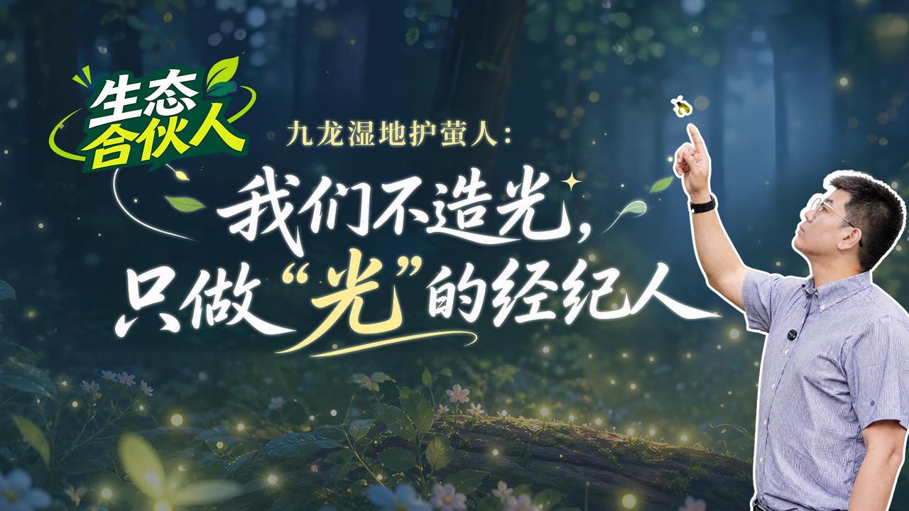 生态合伙人丨九龙湿地护萤人：我们不造光，只做光的“经纪人”
