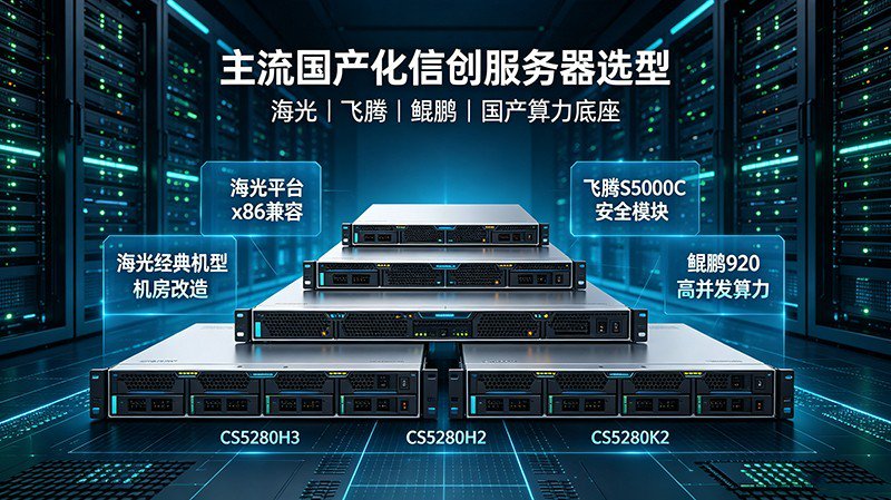浪潮信创服务器授权代理商与方案供应商｜海光·飞腾·鲲鹏平台CS5280等国产化采购方案