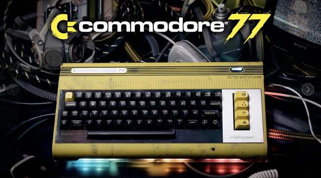 Commodore联合CDPR推出《赛博朋克2077》主题特别版复古电脑