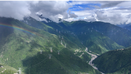 阿坝—成都东1000千伏特高压交流工程全线贯通