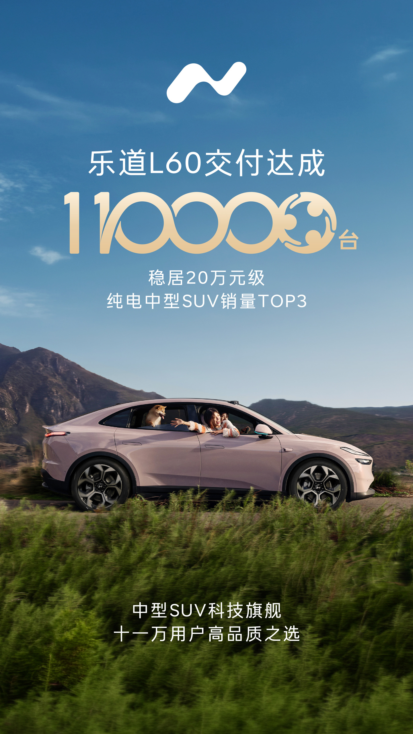 蔚来乐道 L60 迎来第 11 万台新车交付，现款 19.28 万元起