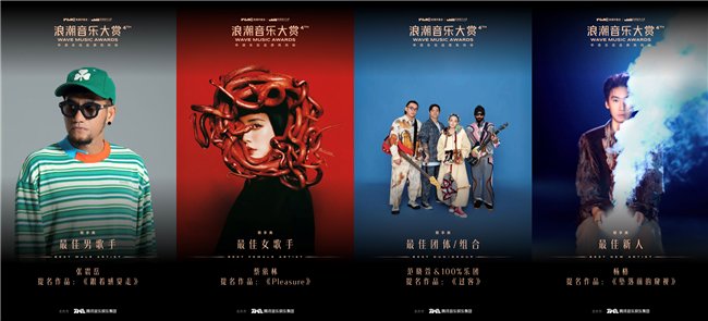 第四届浪潮音乐大赏荣誉揭晓 王菲《世界赠予我的》获年度歌曲 蔡依林获最佳女歌手