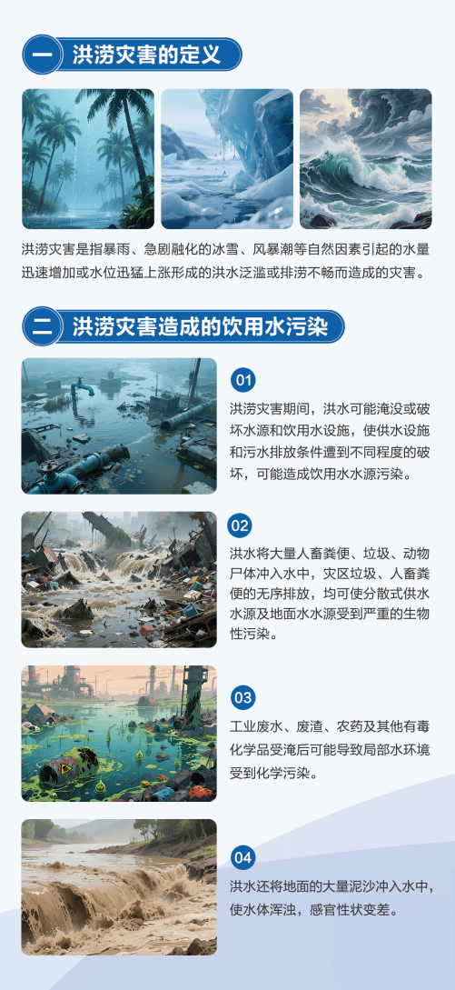 洪涝灾害后,饮水安全不容忽视 洪涝灾害后,饮水安全不容忽视