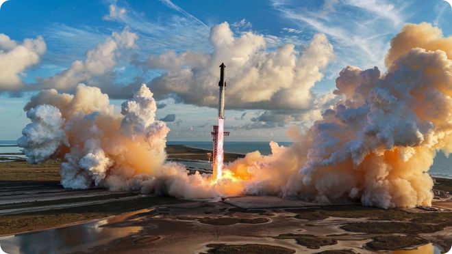 5000 吨的星舰入轨,人类最大的火箭开始「送快递」了 5000 吨的星舰入轨,人类最大的火箭开始「送快递」了