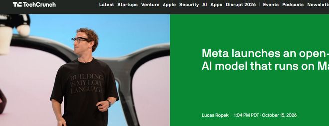 Meta重磅大模型问世,但普通Mac设备无法使用 Meta重磅大模型问世,但普通Mac设备无法使用