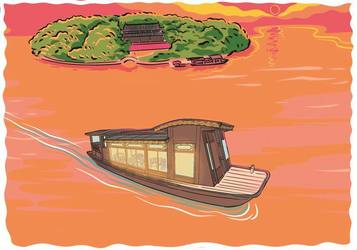 嘉兴船菜厨房安在湖中央,特产从水里直接端上桌 嘉兴船菜厨房安在湖中央,特产从水里直接端上桌