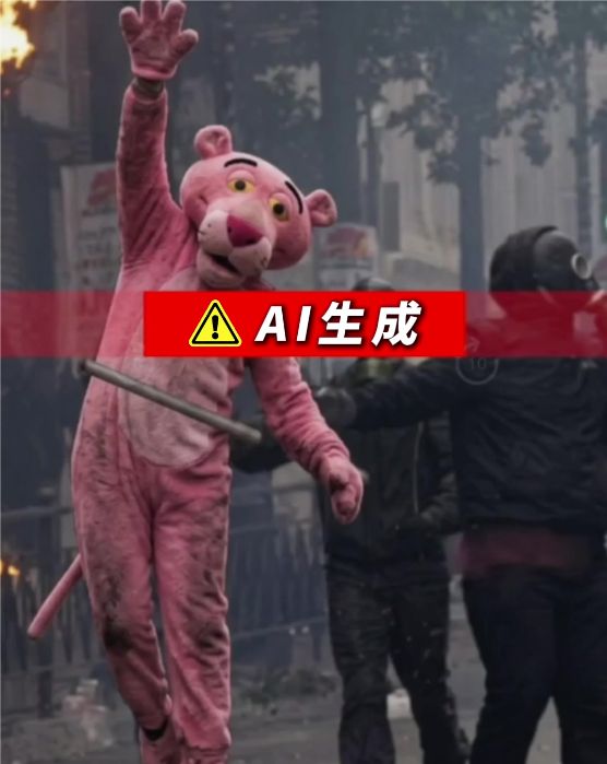 真相来了 |“粉红豹”现身法国骚乱现场?实为AI伪造 真相来了 |“粉红豹”现身法国骚乱现场?实为AI伪造
