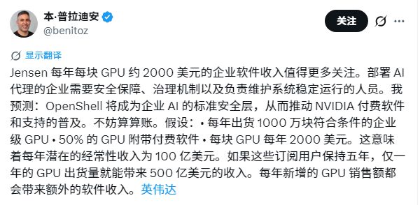 买完显卡还要按年给老黄打钱!游戏党慌不慌 买完显卡还要按年给老黄打钱!游戏党慌不慌