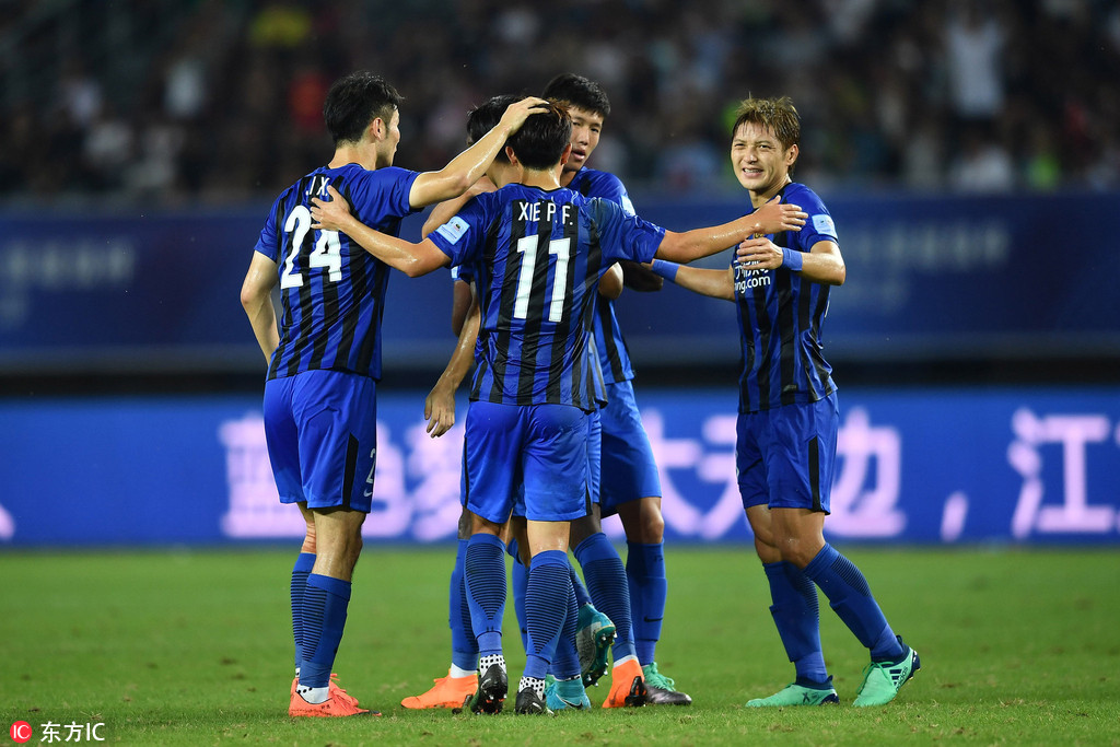 3比0击败浙江队，海港队仍领跑中超积分榜