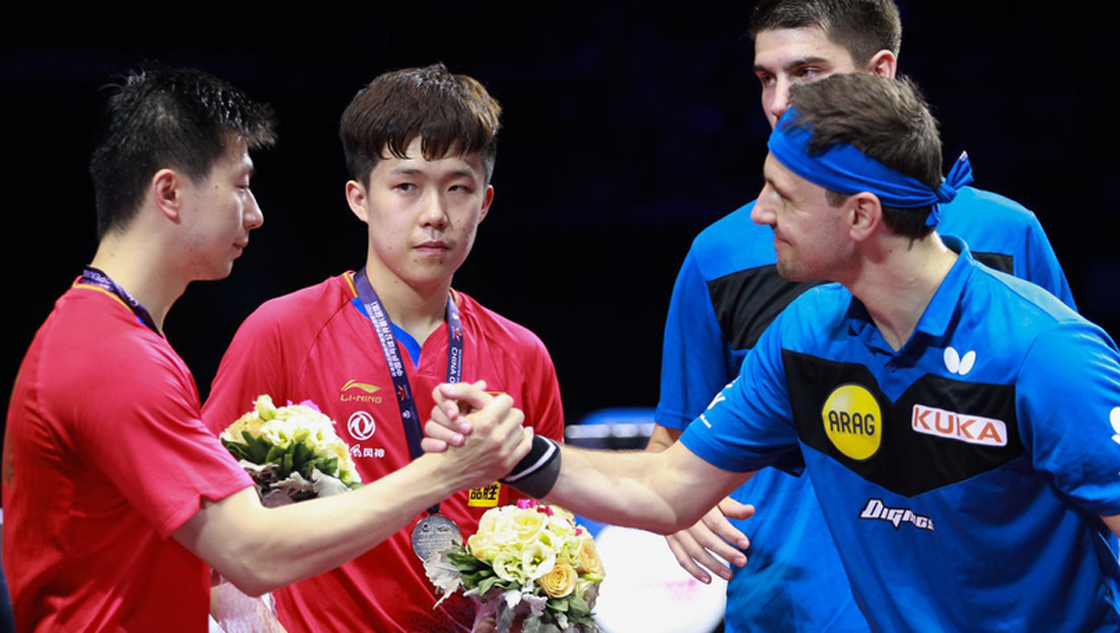 中乒赛波尔组合男双夺冠
