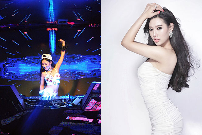最美女dj 惊艳cba 江苏主场为她倾倒