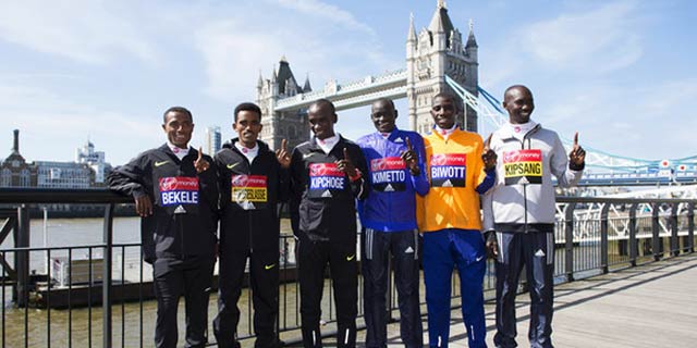 伦敦马拉松赛前