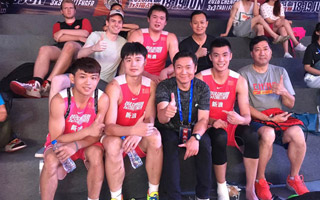 中国新浪队出征FIBA3x3挑战赛