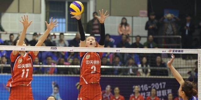 女排决赛I：浙江3-2江苏