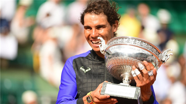 纳达尔获得的20个大满贯冠军