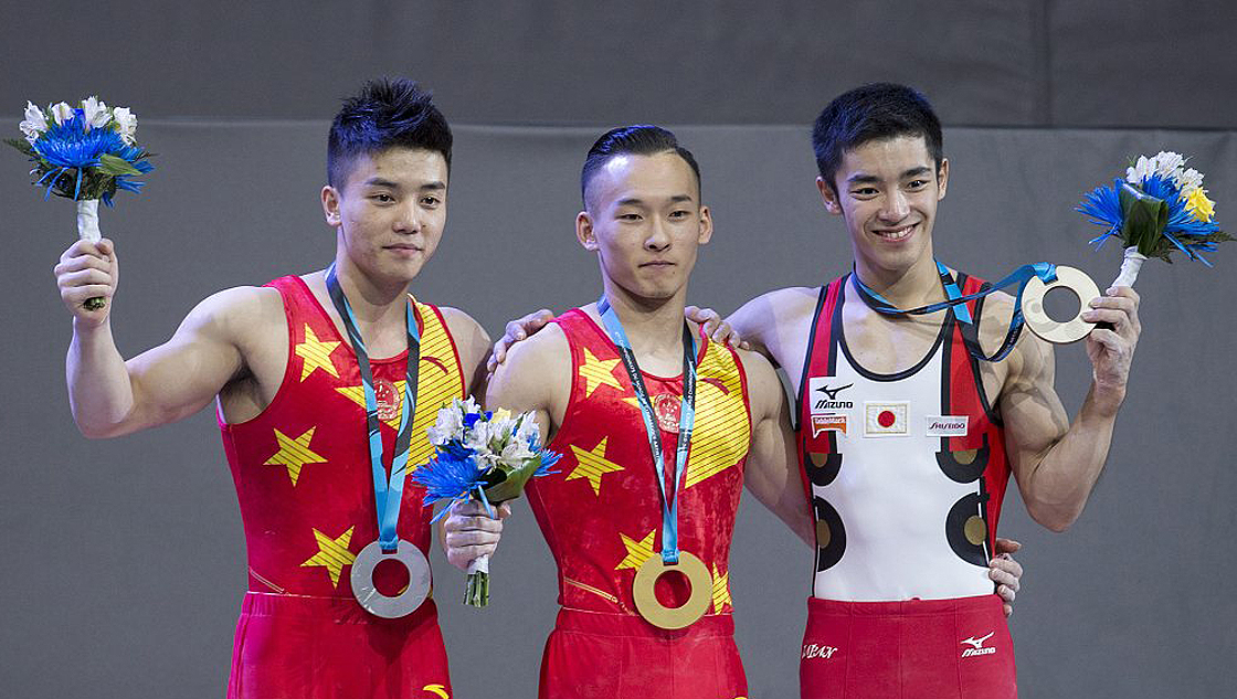 世锦赛男子全能中国包揽冠亚军