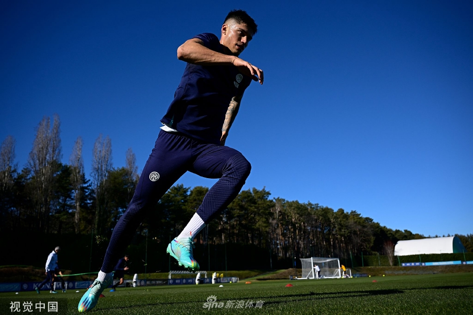 阳光下的训练场，国际米兰球员们分散进行着有球技术训练，绿茵场上一片繁忙景象。