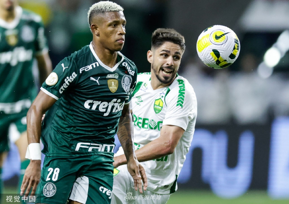 帕尔梅拉斯球员进球后狂奔庆祝，张开双臂拥抱看台上山呼海啸般的绿色浪潮