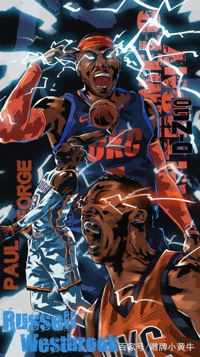 nba球星特效 雷霆三巨头真是超燃
