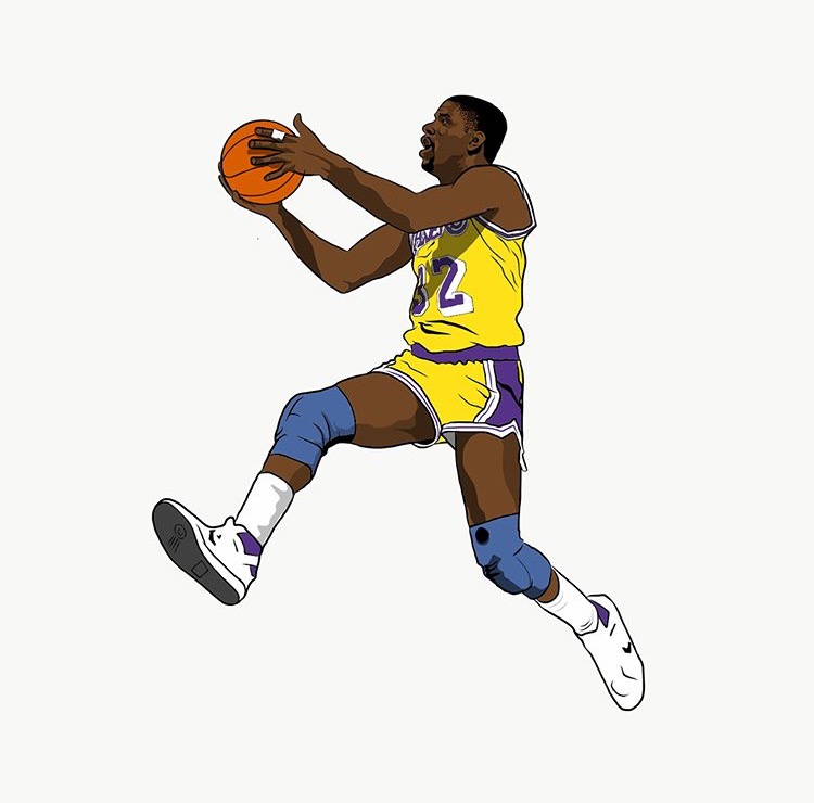 nba球星素描