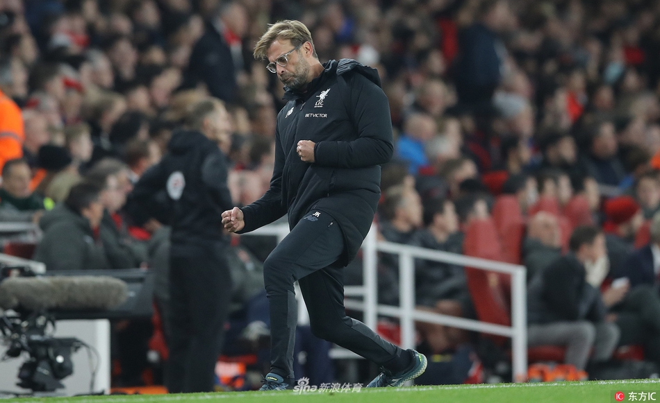 克洛普激情庆祝