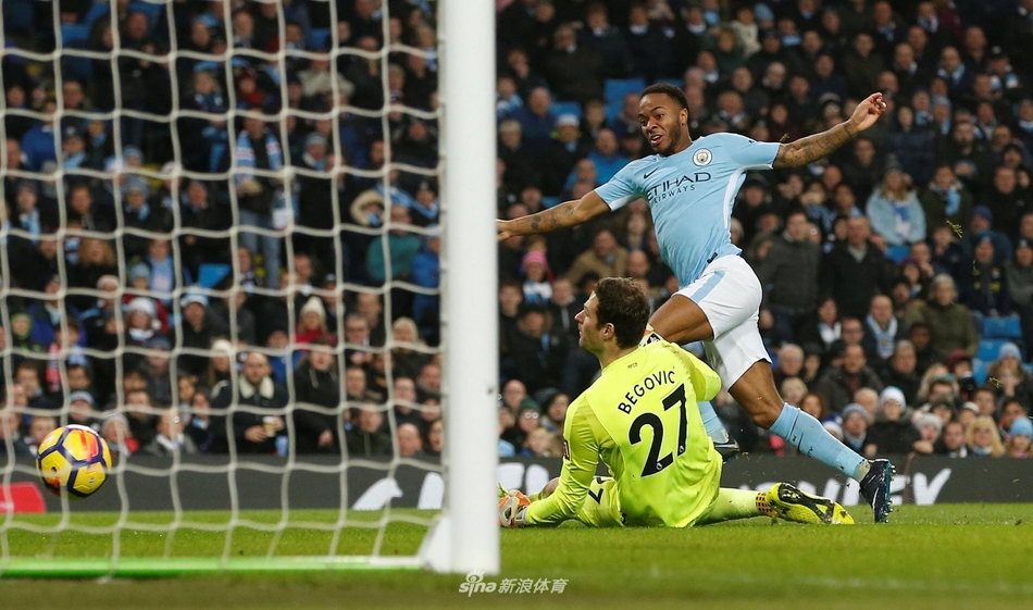 斯特林破门瞬间