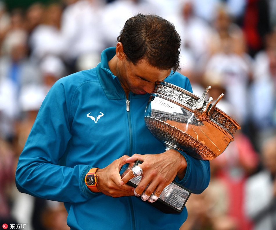 2018法网男单颁奖仪式图片 505955 950x790