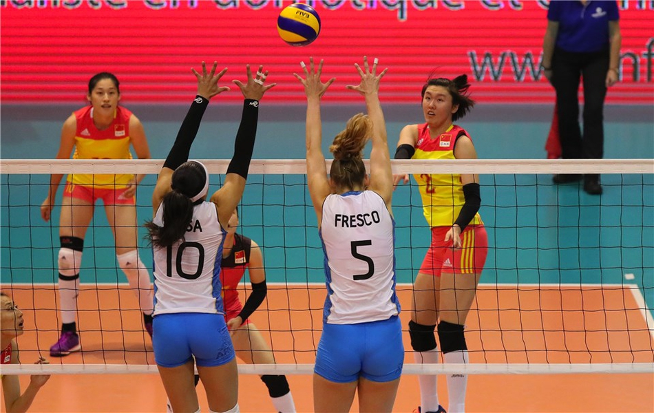 瑞士赛中国女排3-1阿根廷获季军(18张)
