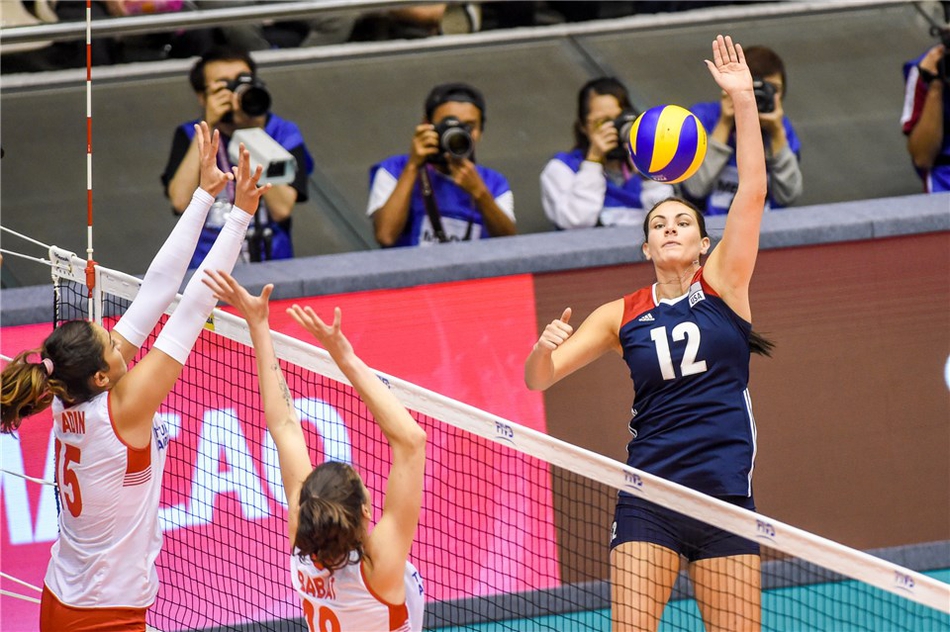 女排大奖赛澳门站美国3-1土耳其