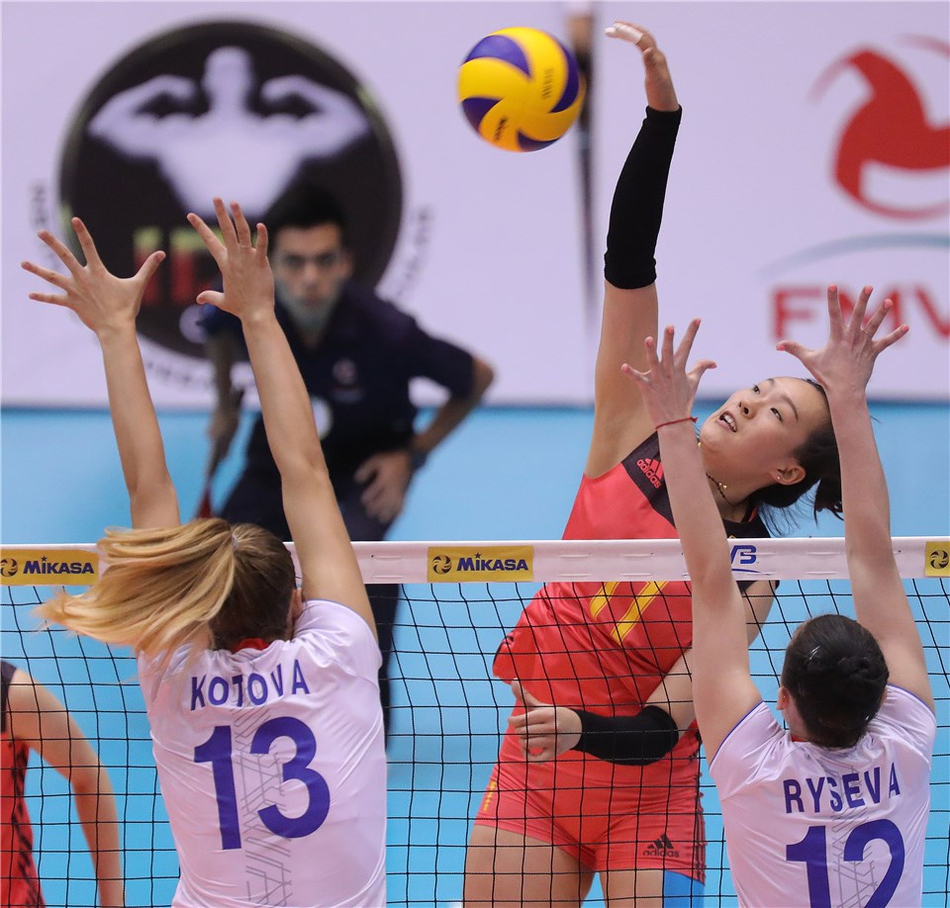 U20女排世锦赛中国3-0俄罗斯(10张)