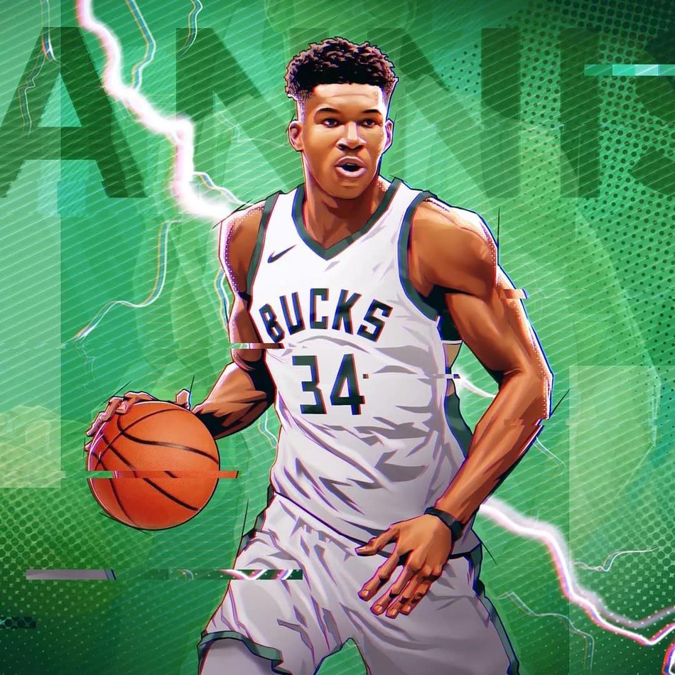 拿去做壁纸吧!nba季后赛球星霸气漫画专辑