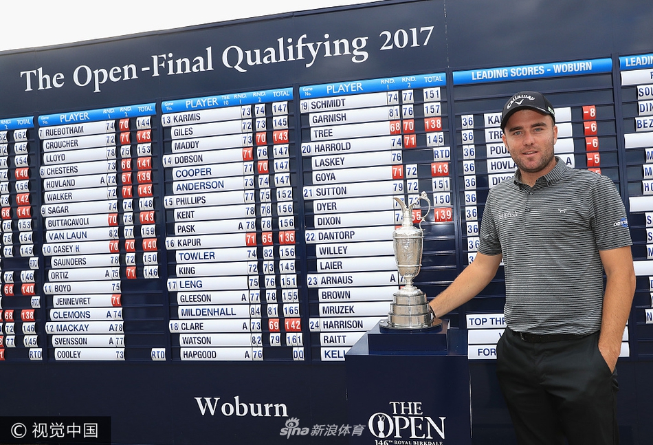 英格兰选手托比·翠恩在比赛中开球,作为与保尔特一同晋级的伙伴,他的表现同样沉稳有力。