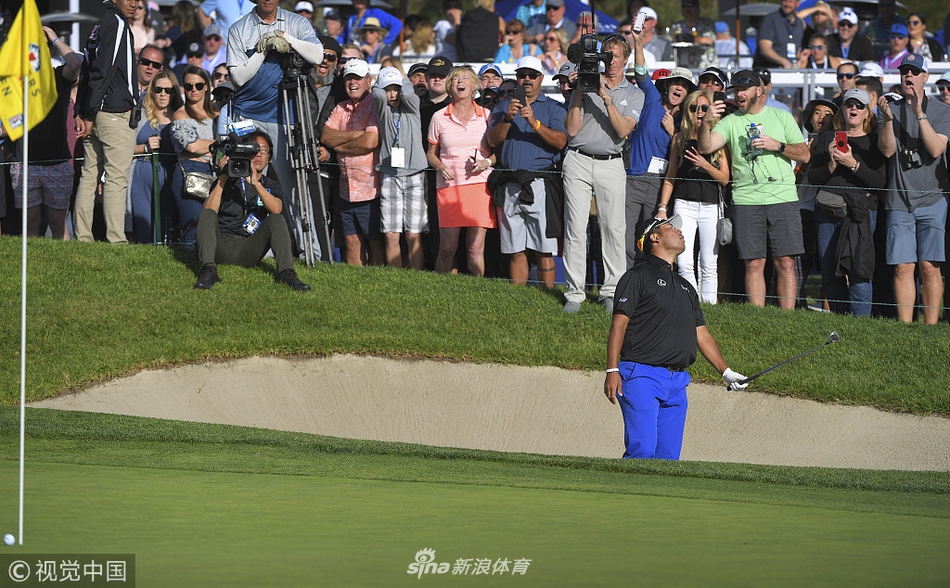 潘政琮在赛场上凝神准备，代表着亚洲高尔夫力量的崛起与坚守