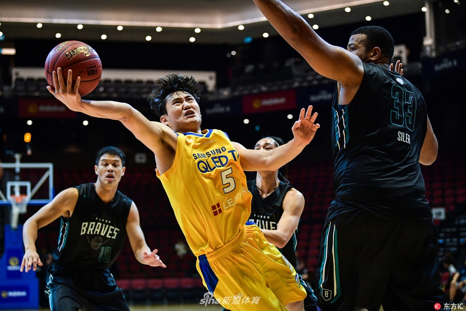 台湾喷气机张宗宪在三分线外果断出手,篮球在空中划出美妙弧线,眼神中充满战斗欲望。