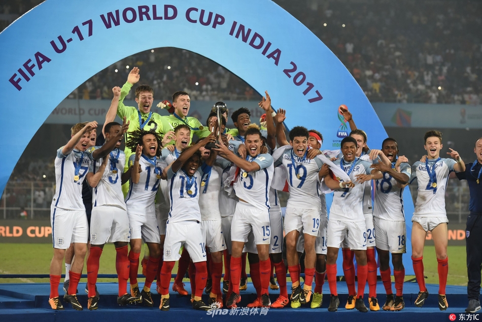 2017U17世界杯：英格兰5-2西班牙夺冠
