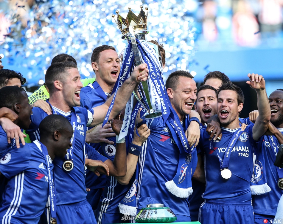 2016/17英超联赛冠军：切尔西