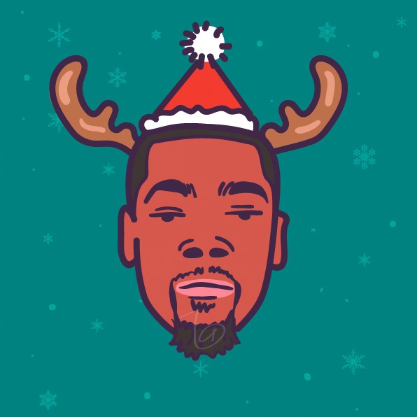 NBA众星圣诞头像大礼包